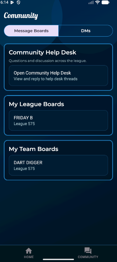 Dart League Pro - Mobile Community